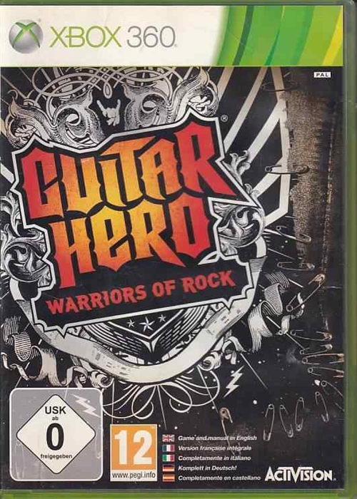 Guitar Hero Warriors of Rock - XBOX 360 (B Grade) (Genbrug)